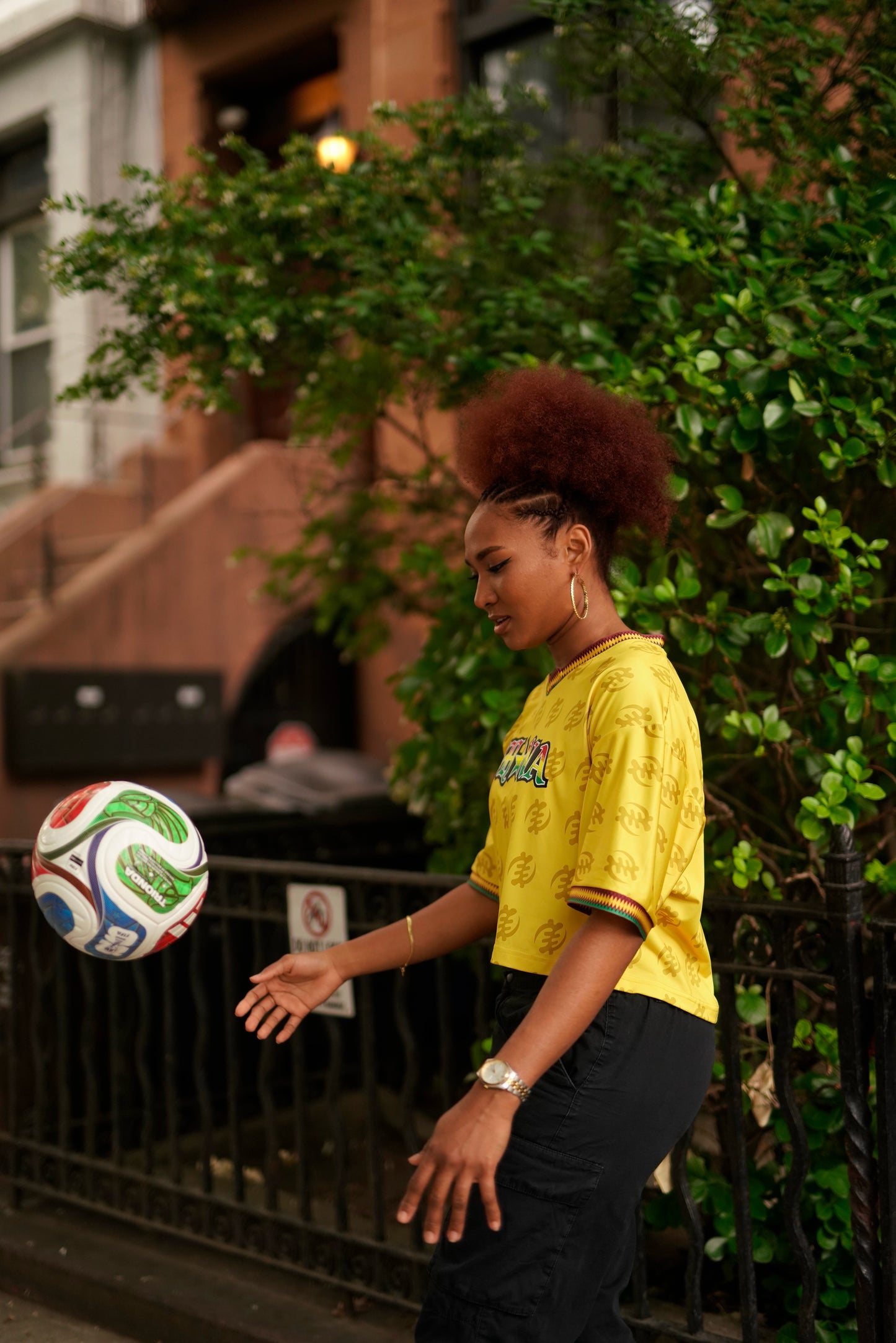 Women's Gye Nyame World Cup Yellow